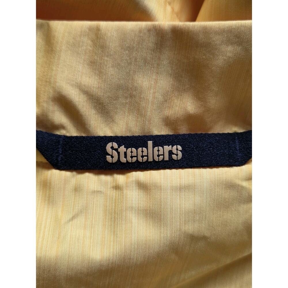 NFL Men's Pittsburgh Steelers Nike Gold Sideline Lockdown Quarter-Zip Jacket XL - Picture 7 of 11